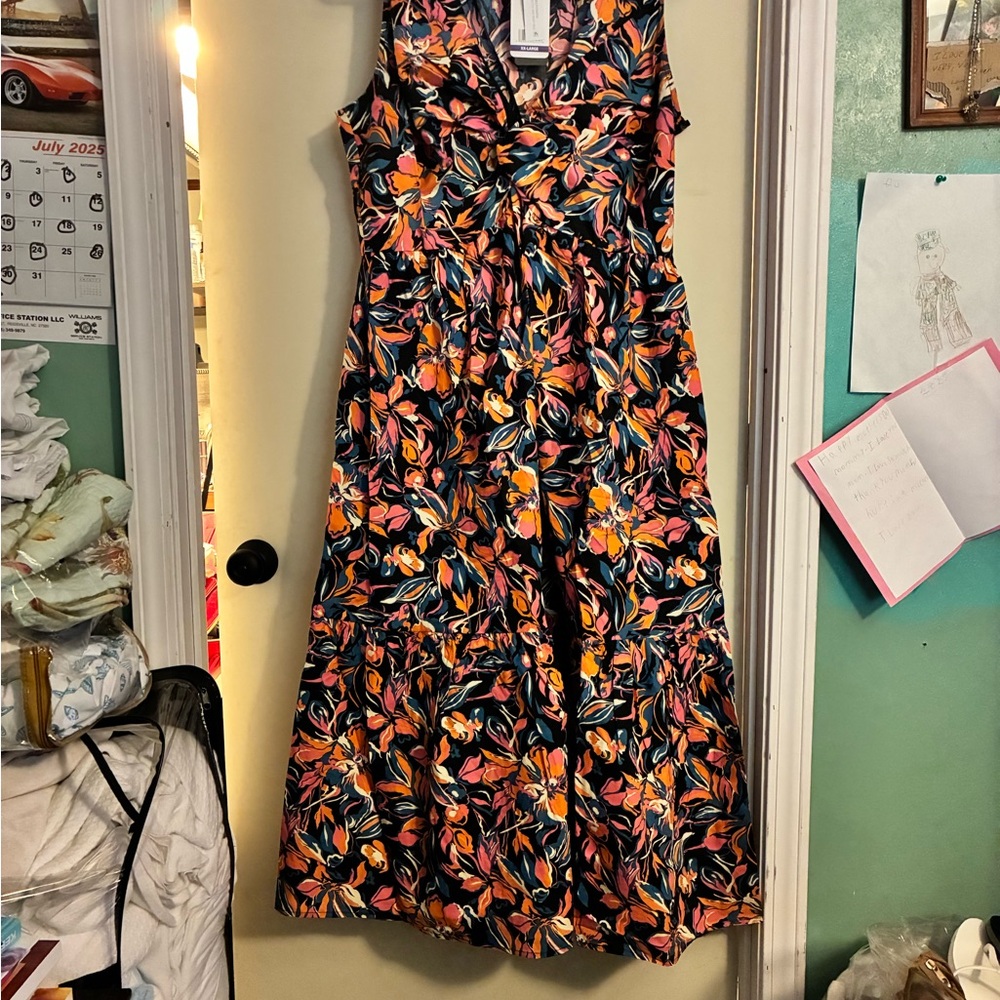 🆕 French Connection Twist Front Dress Side Zipper -Pockets - Picture 7 of 10